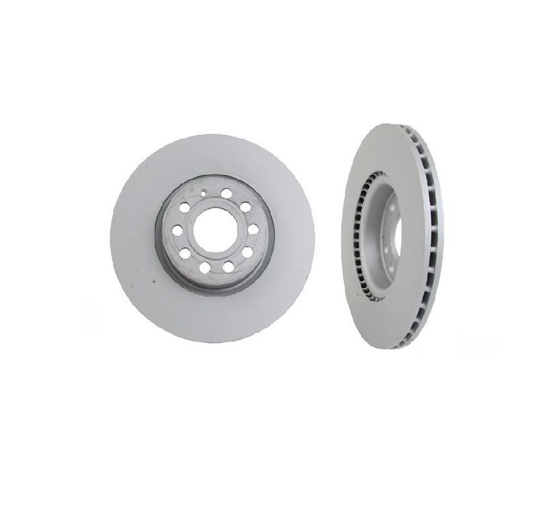x2 ZIMMERMANN FRONT Disc Rotor BOSCH Brake Pad Kit for Audi Q3 VW Passat Tiguan gallery