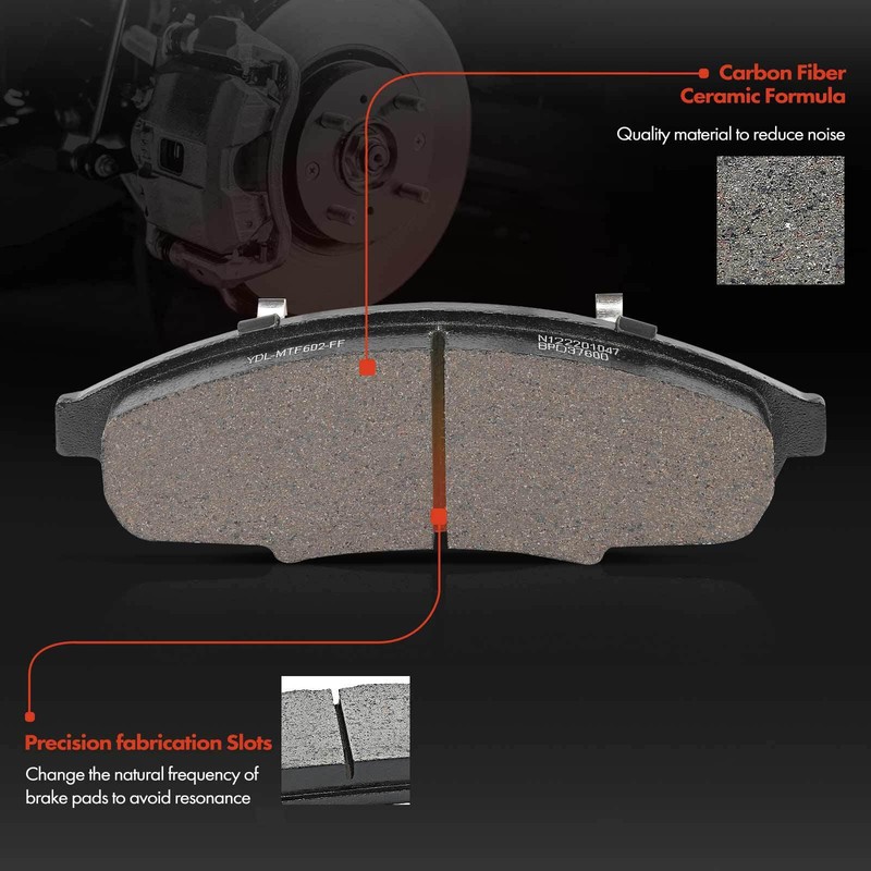 New Brake Disc Rotor & Ceramic Brake Pads for Buick Regal Chevrolet Lumina Front gallery