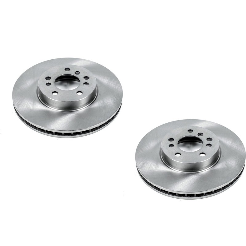 SET-P15EBR632-2 Powerstop 2-Wheel Set Brake Discs Front for E53 X5 Series BMW