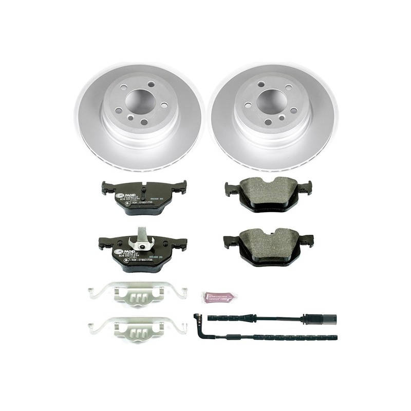 ESK5984 Powerstop Brake Disc and Pad Kits 2-Wheel Set Rear for E70 X5 Series BMW gallery