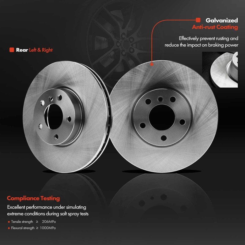 Front Disc Brake Rotors & Brake Pads & Brake Calipers for BMW E70 E71 E72 X5 X6 gallery