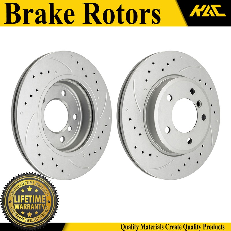Front Disc Brake Rotors for BMW Z4 2003-2008 BMW 325xi 2001-2005 BMW 323i 2000