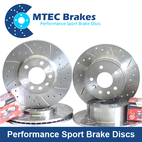 BMW 3 E36 320i 07/96-09/98 front brake discs e Post. and Perforated Mustache Pills
