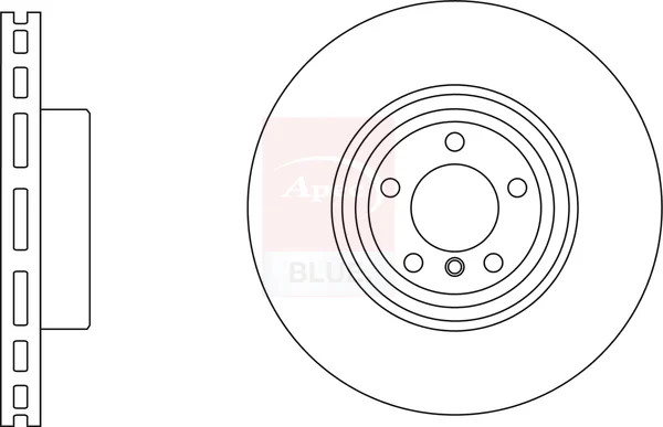 2x Brake Discs Pair Vented fits BMW 220D F22, F23 2.0D Rear 12 to 20 345mm Set