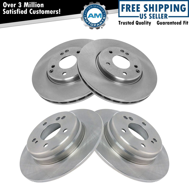 Front & Rear Brake Rotors Set Fits Chrysler Mercedes-Benz
