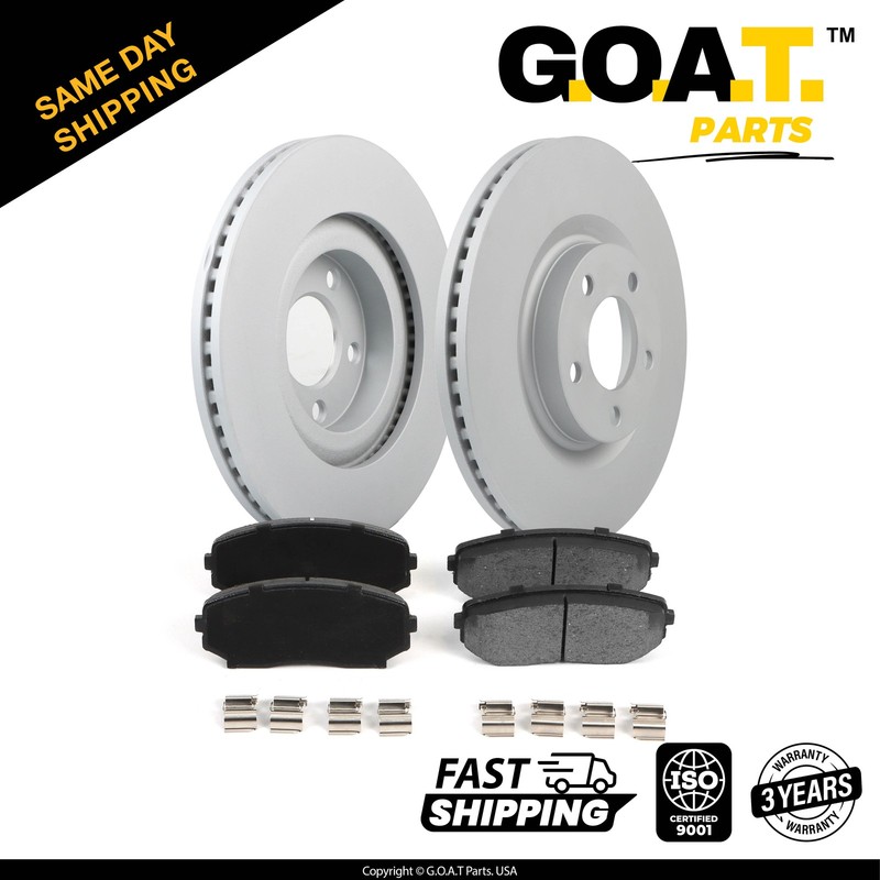Brake Pad & Rotor Front Set for 2010-2011 Front Set Ford Edge 2010 Lincoln MKX