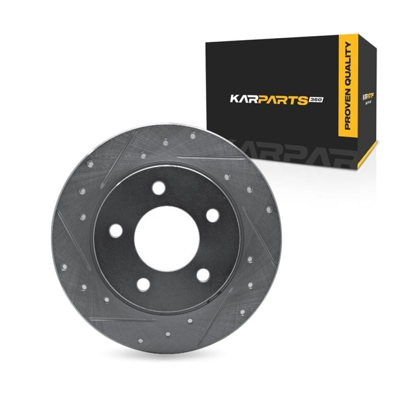 For Mazda 3 Sport 2010-2013 Disc Brake Rotor Rear, Driver Side | Cast Iron Solid