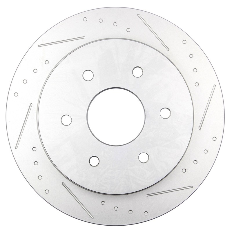 Front And Rear Drill & Slot Performance Brake Rotors For Nissan Armada Titan gallery