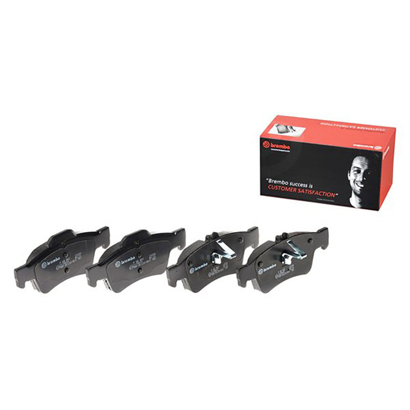 Brembo Rear Brake Kit Low-Met Pads w/ Sensor Coated Disc Rotors For MB C215 C216 gallery