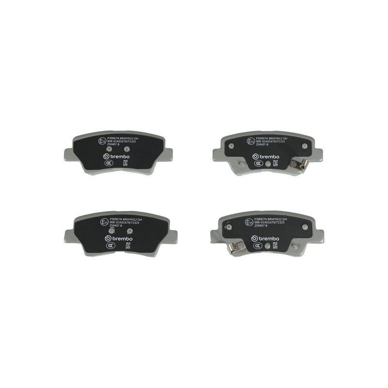 Brembo OEM Front & Rear Ceramic Brake Pads Kit For 2012-2016 Kia Optima gallery