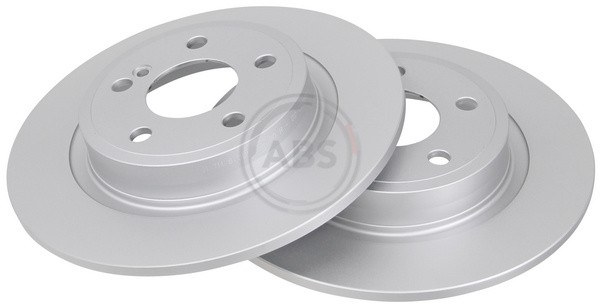 ABS 18300 Rear Brake Discs Pair 295mm Solid Fits Infiniti Mercedes A-Class Cla