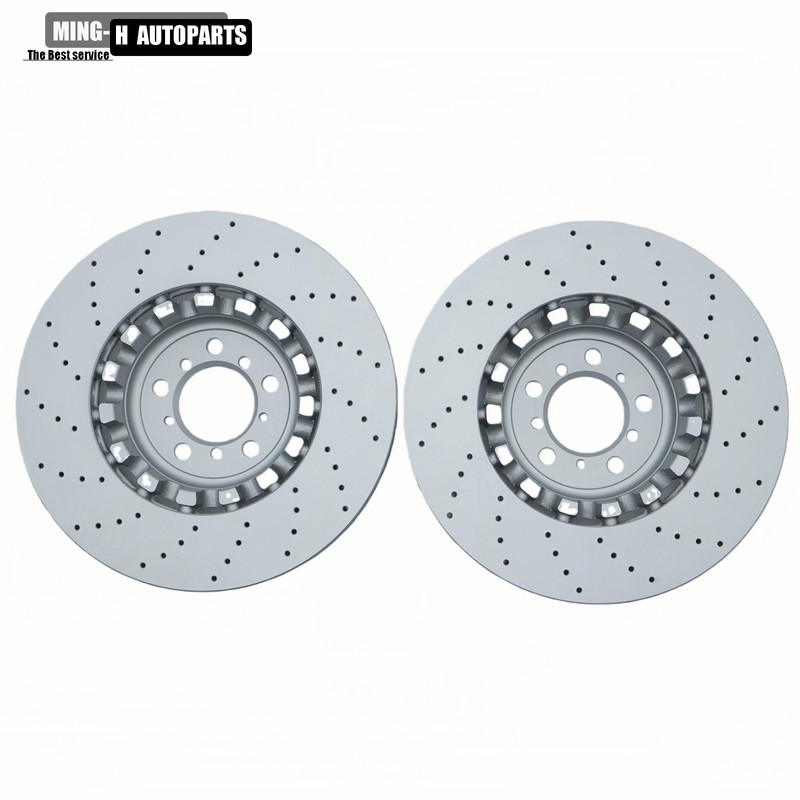 Front Left & Right Brake Rotor Set For 2015-2020 BMW F80 F82 F87 M2 M3 M4 gallery