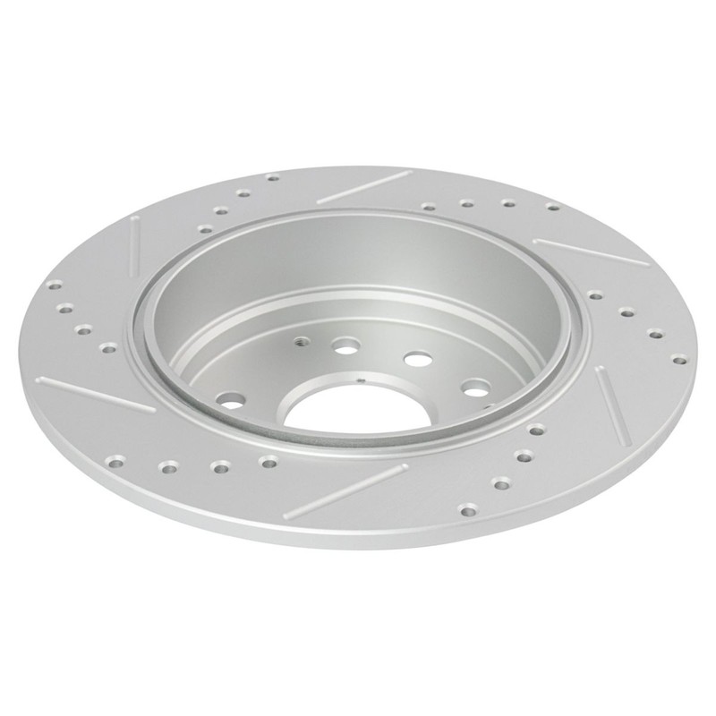 Performance Drilled Slotted Brake Rotor & Ceramic Pad Front & Rear Kit gallery