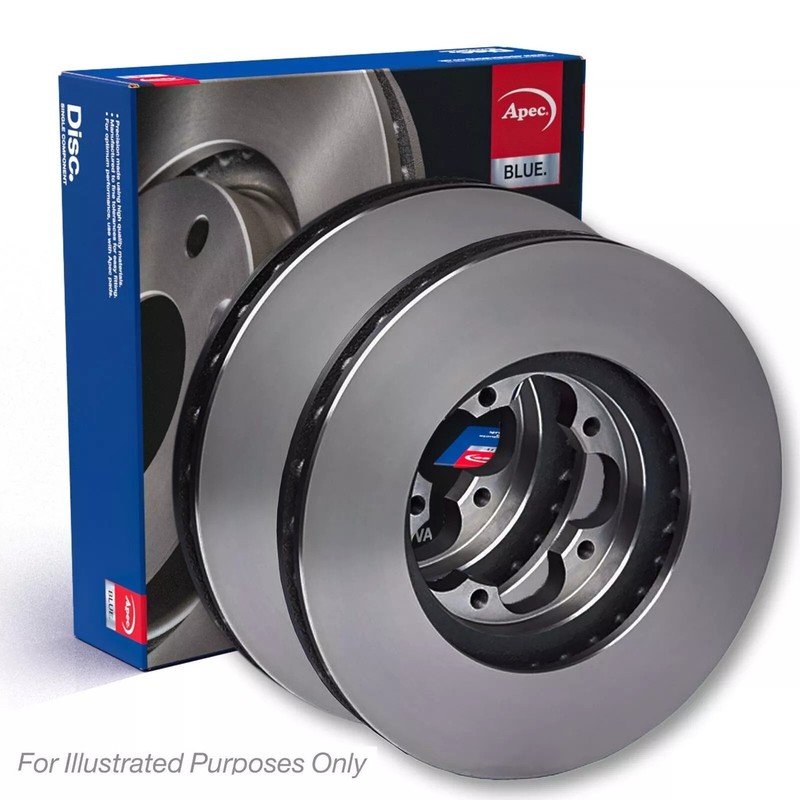2x Brake Discs Front 320mm Apec Blue SDK6751 for Audi A4 A5 A6 A7 Q5 8R0615301