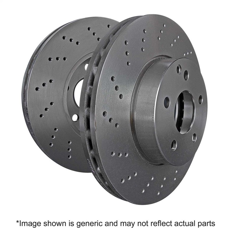 Disc Brake Rotor-Cross Drilled Rotor EBC Brake RK1883XD