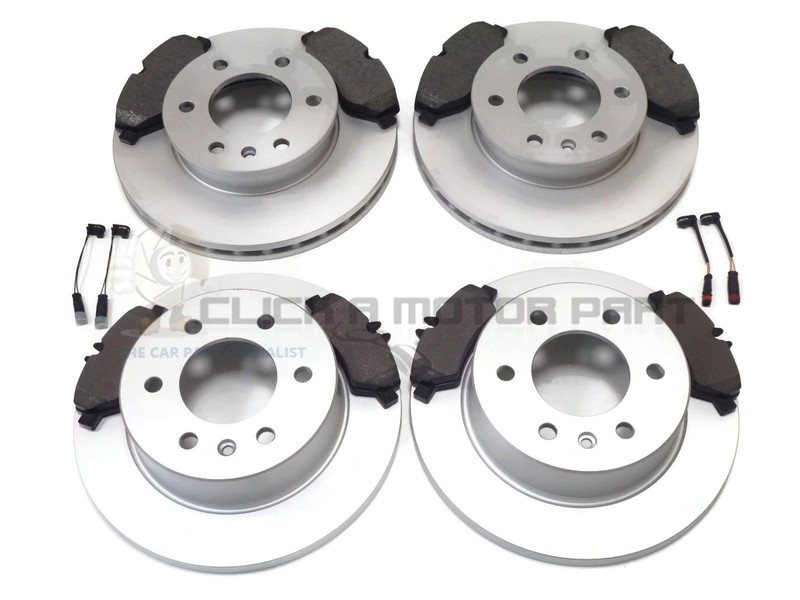 VW VOLKSWAGEN CRAFTER CR30 CR35 FRONT & REAR BRAKE DISCS AND PADS & SENSORS