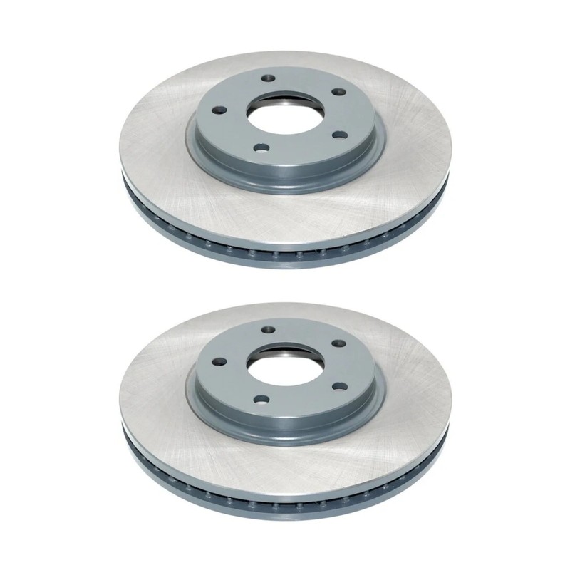 Front Set of 2 Titanium Disc Brake Rotors Pronto DuraGo BR900408-01