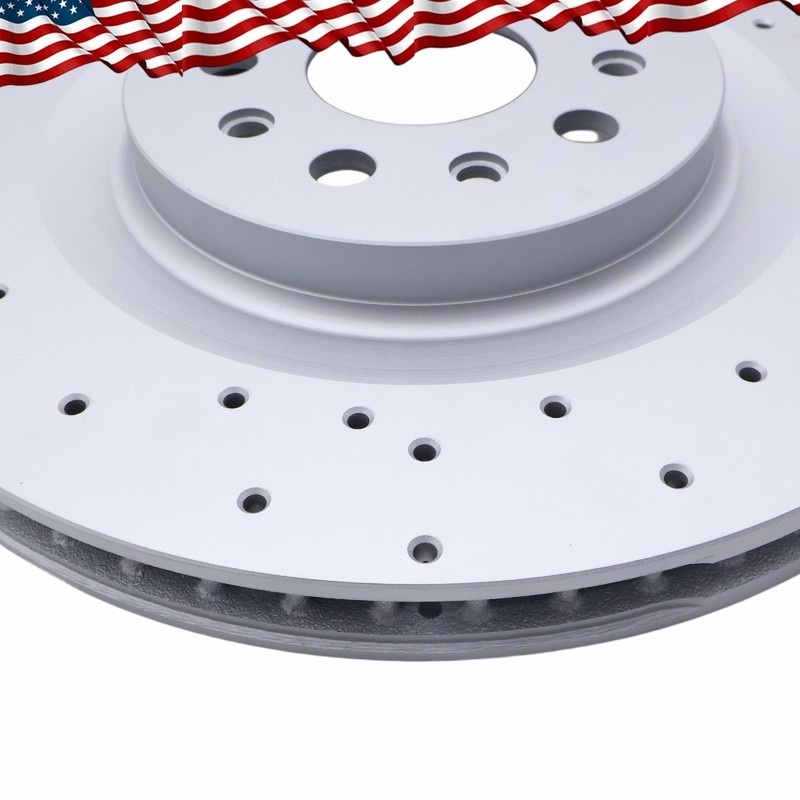 4X Heat Resist 2PC Vent Brake Rotors Fit Maserati Ghibli Quattroporte 2017-2022 gallery