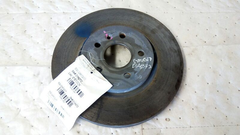 Front Disc Brake Rotor Opt SPM from 2017 Chevrolet TRAX 4810881