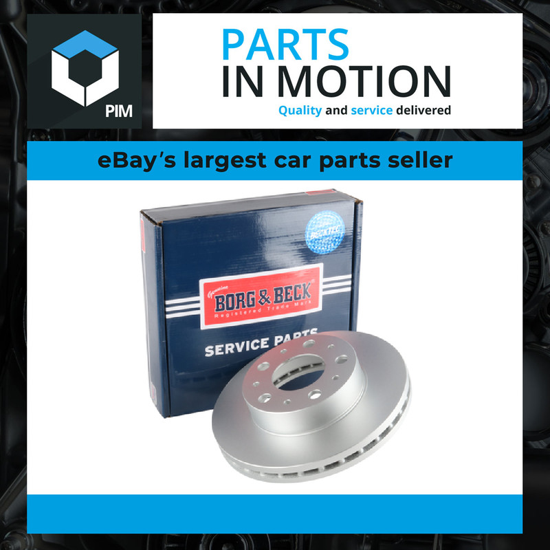 2x Brake Discs Pair Vented fits PEUGEOT BOXER 2.0D Front 2015 on 300mm Set B&B