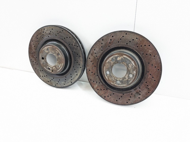 MERCEDES CL C216 BRAKE DISC FRONT LEFT & RIGHT SIDE PAIR X2 2012 gallery