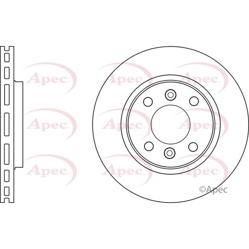 Apec Front Brake Disc DSK3078 – OE High Quality Precision Engineered Part