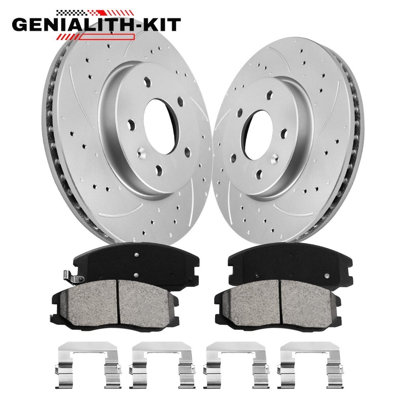 Front Disc Rotors + Brake Pads for 2007 – 2009 Chevy Equinox Torrent Saturn Vue