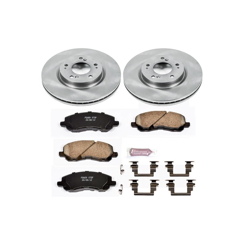 KOE2711 Powerstop Brake Disc and Pad Kits 4-Wheel Set Front & Rear for Eclipse gallery