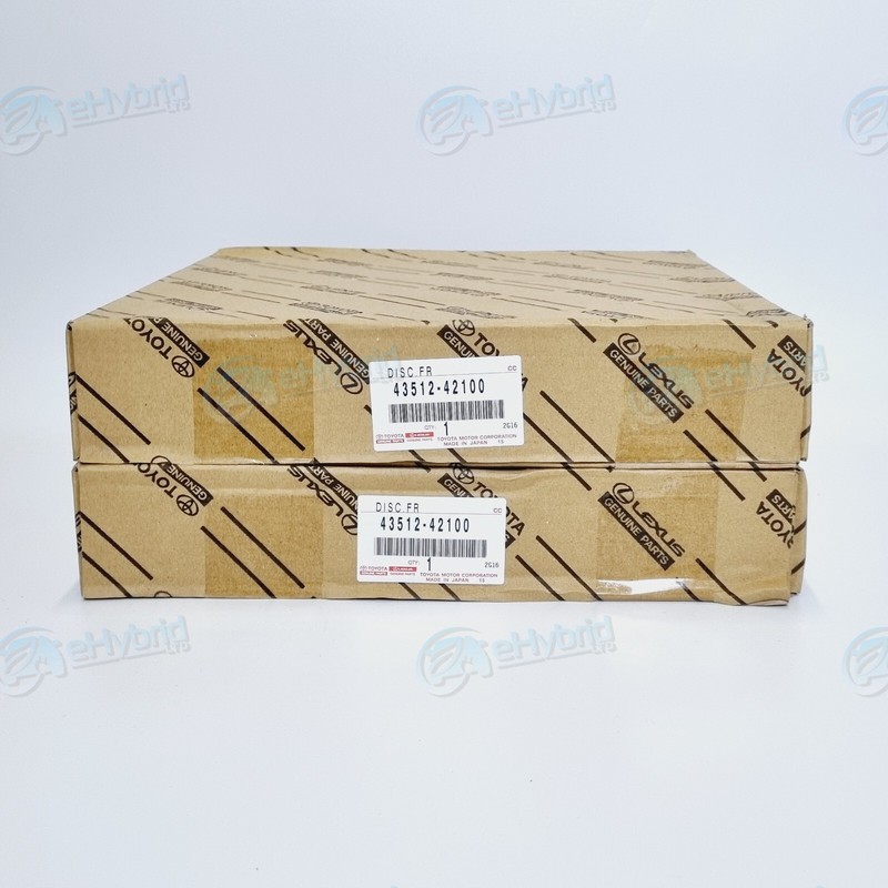 GENUINE TOYOTA RAV4 FRONT BRAKE DISCS 2005 – 2012 2.2L ALA30 DIESEL 43512-42100