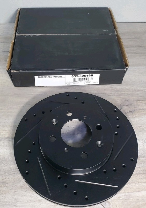 Dynamic Friction 633-59016R Disc Brake Rotor For Select 90-14 Acura Honda Models