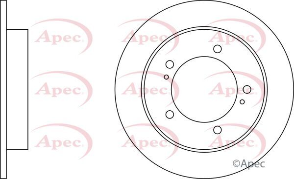 Brake Discs Pair Front FOR SUZUKI VITARA I 1.6 90->99 Petrol Apec gallery