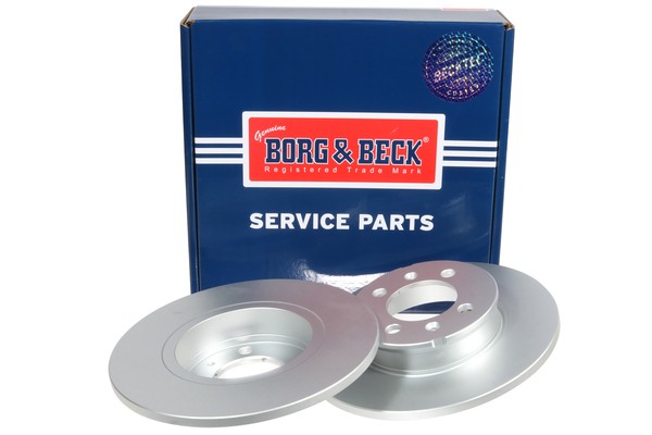 2x Brake Discs Pair Solid fits MG MGTF 115 1.6 Rear 02 to 05 16K4F 240mm Set B&B gallery