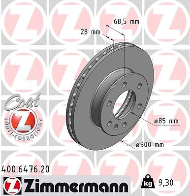 Front Disc Brake Rotor for Sprinter 1500, Sprinter 2500+More (400.6476.20) gallery