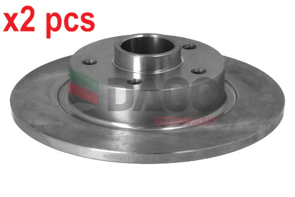 X2 PCS L&R SIDES BRAKE DISC 603042
