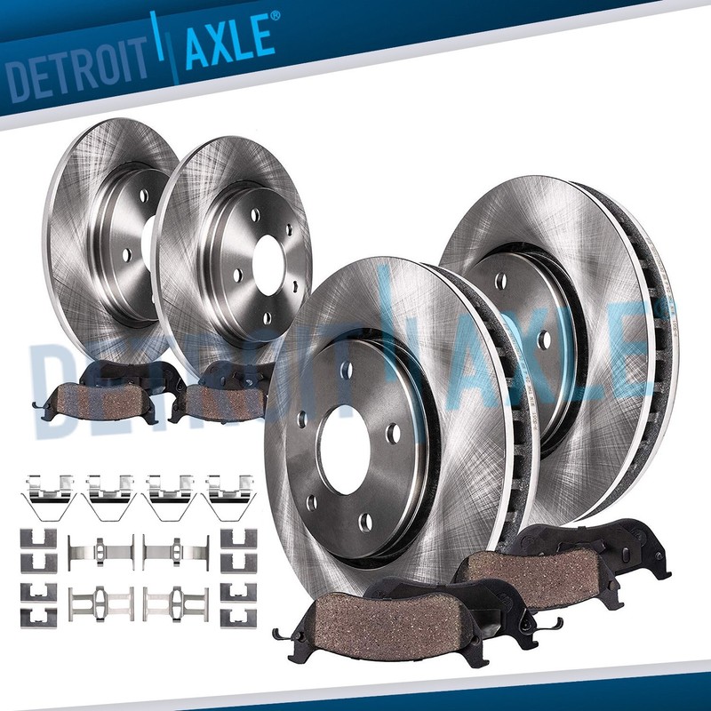 8pc Front Rear Brake Rotors and Brake Pads Kit for 2003 – 2007 Honda Accord 3.0L
