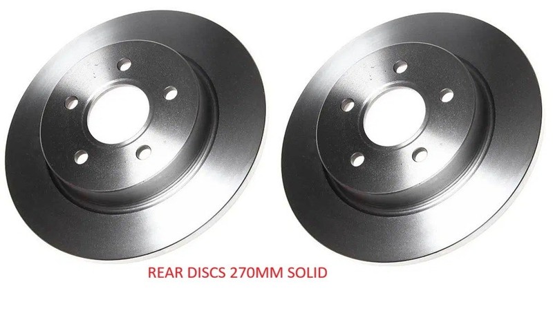 Front And Rear Brake Discs And Pads For Ford Focus Mk3 2.0 ST TDCi 185 2014-2017 gallery