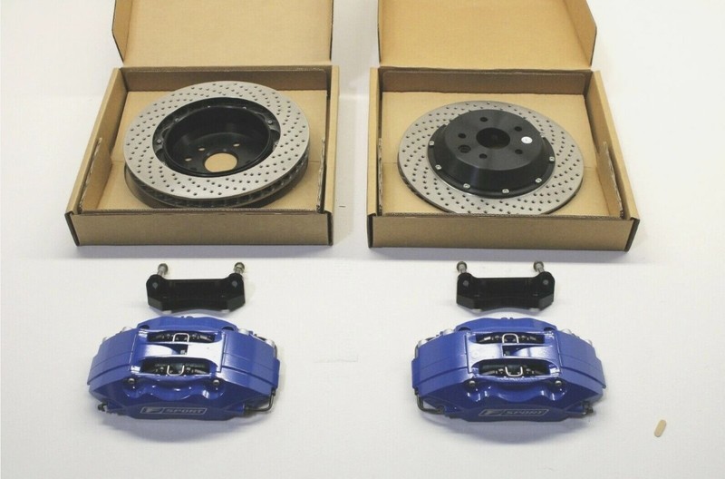 New OEM Lexus F-Sport IS GS IS-F Rear Big Brake 13″ Brake Rotor Pair 2007-2024*