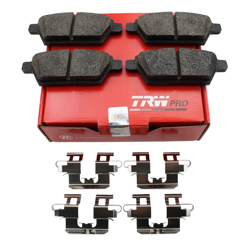 DuraGo Rear Rotor TRW Pro Ceramic Disc Brake Pad Kit For Fusion MKZ Milan Zephyr gallery