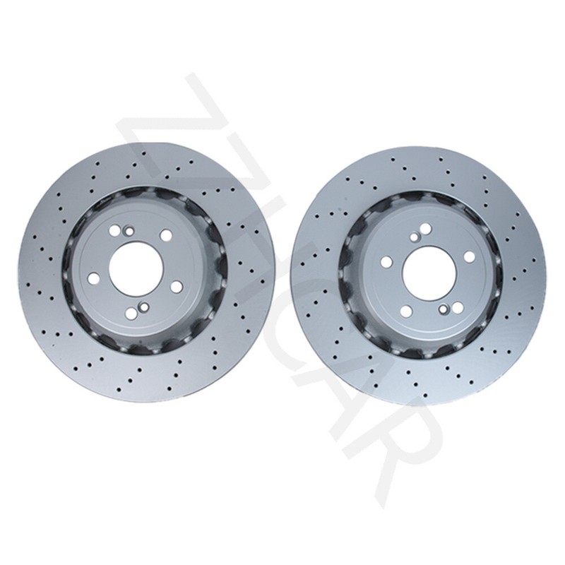 Performance Pair Set 2 Rear 370mm Disc Brake Rotors For BMW F80 F82 F83 F87 US