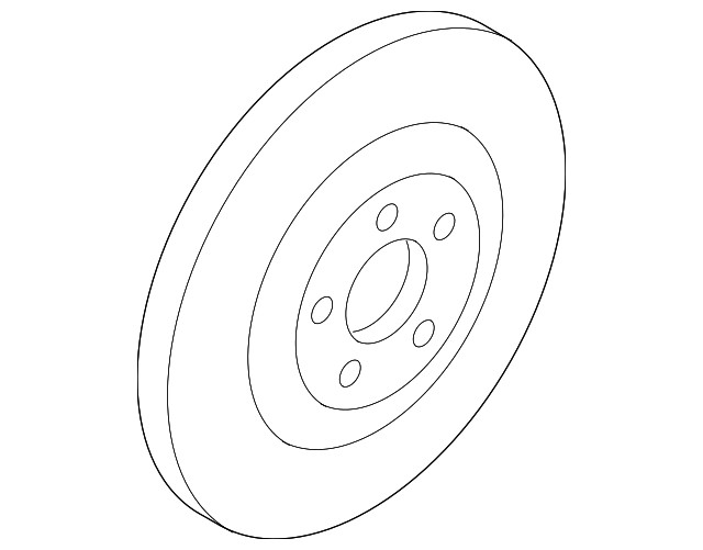 Genuine Nissan Disc Brake Rotor 40206-KJ10A