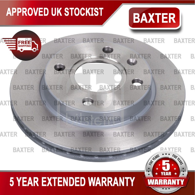 Fits Ford Ka 1996-08 Fiesta 1989-02 Escort 1990-01 Baxter Front Brake Discs