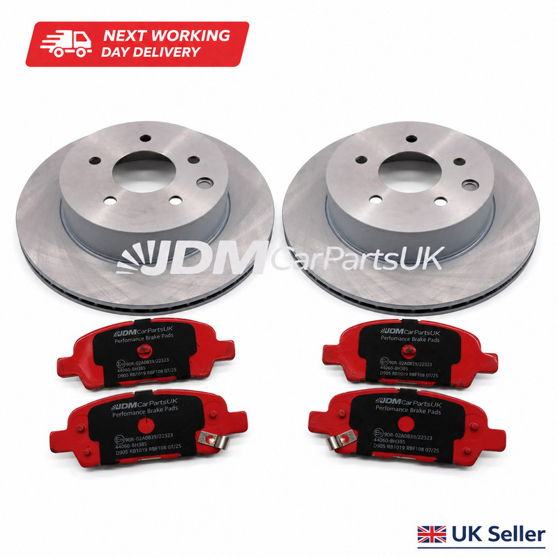 Rear Performance Brake Pads & Standard Discs For Nissan Serena C26 2010-2016 gallery