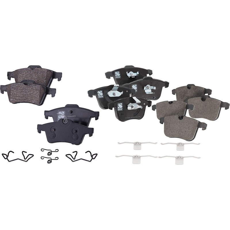 Front & Rear Brake Pads Set for Saab 9-3 9-3X 2010-2011
