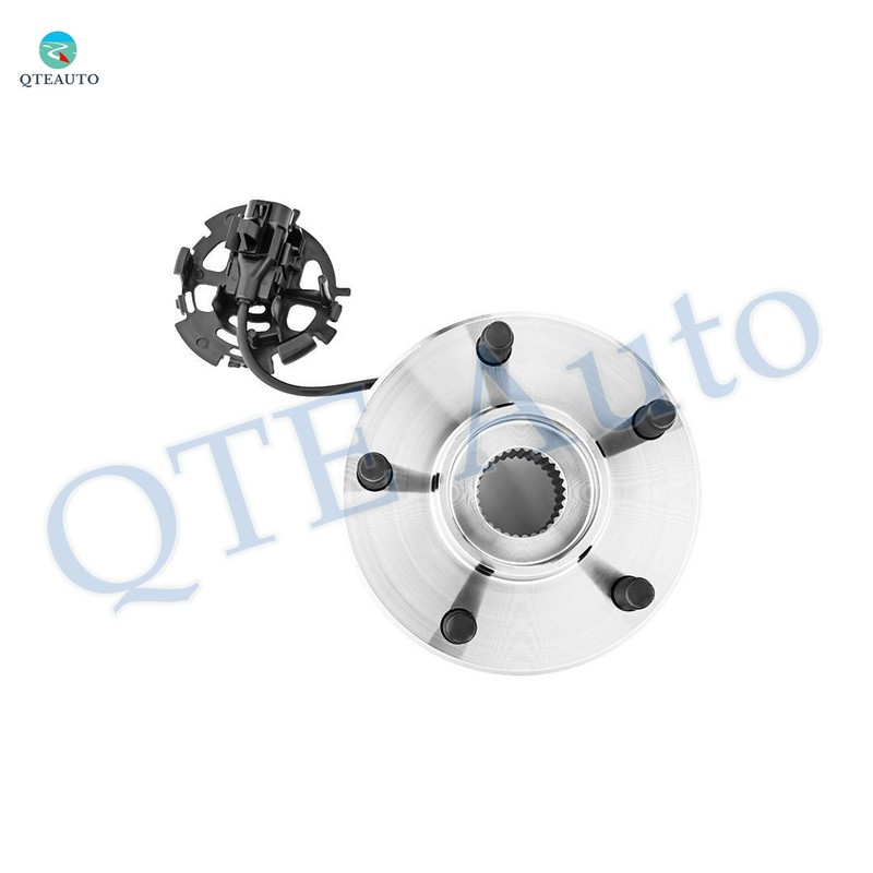 Set 4 Front 296mm Disc Brake Rotors-Wheel Hub Bearing For 2007-2009 Saturn Aura gallery