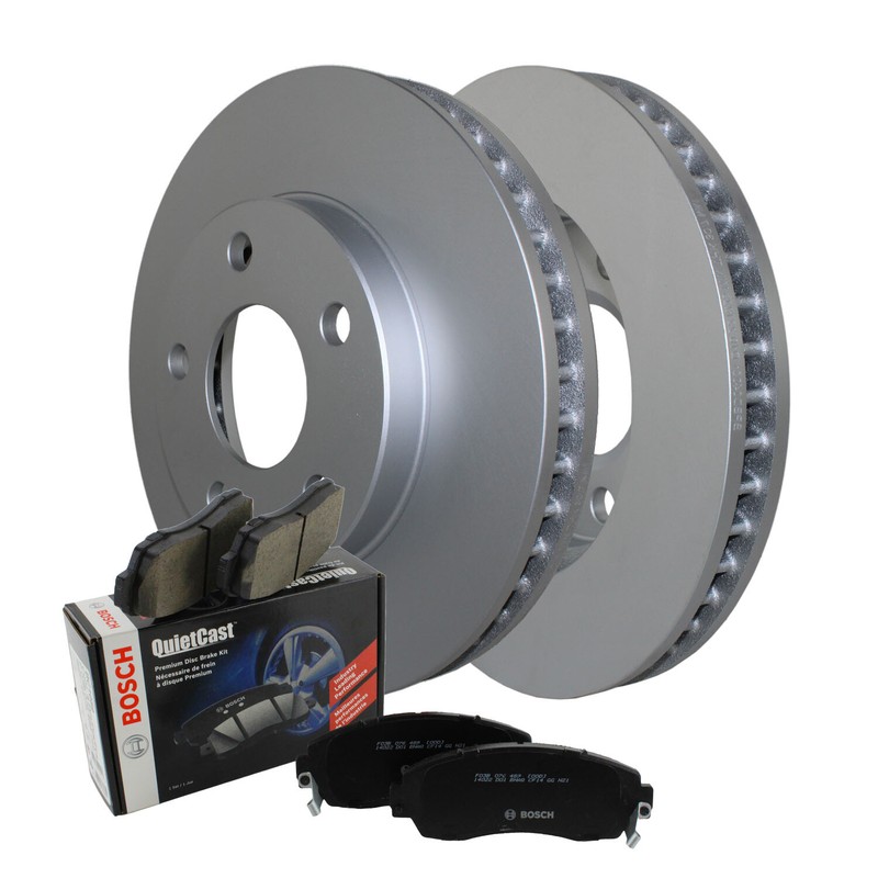 Front Brake Kit 278mm Rotors & Bosch Ceramic Pads For Buick Oldsmobile Pontiac