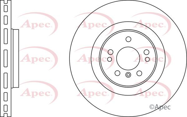 Brake Discs and Pads Set Front FOR MERCEDES ML W164 6.2 ML63 06->11 Petrol Apec gallery