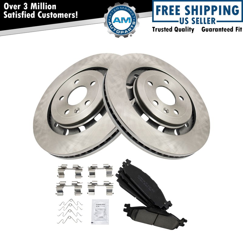 Front Brake Pad & Rotor Kit Fits 2015-2019 Ford 2012-2019 Lincoln