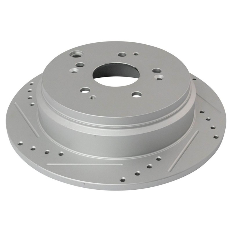 Rear Performance Drilled Slotted Brake Rotor & Metallic Pad Kit w/Chemicals gallery