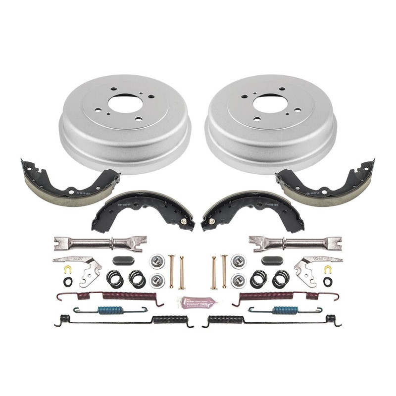 K15135DK-26 Powerstop Brake Disc And Drum Kits 4-Wheel Set Front & Rear gallery