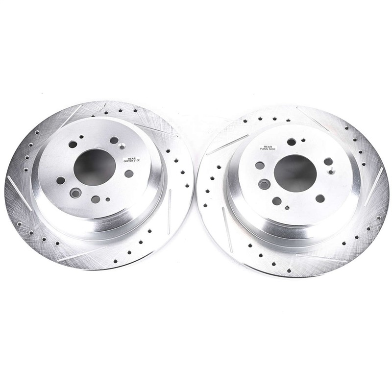 PowerStop JBR1729XPR Disc Brake Rotor Set For 16-22 Passport Pilot Ridgeline